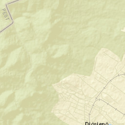 Diósjenő Street Map
