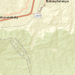 Mátraverebély Street Map