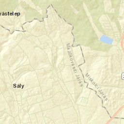 Sály Street Map