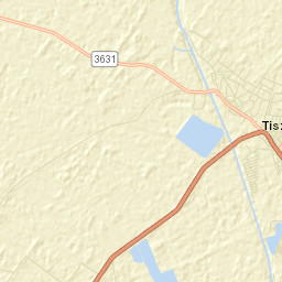 Tiszavasvári Street Map