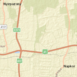 Napkor Street Map