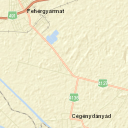 Fehérgyarmat Street Map
