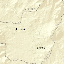 Comuna Târşolţ Street Map