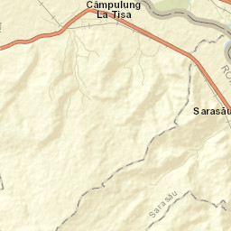 Comuna Câmpulung la Tisa Street Map