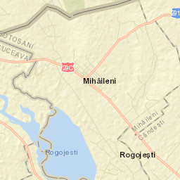 Comuna Mihăileni Street Map