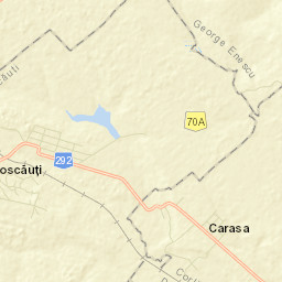 Comuna Broscăuţi Street Map