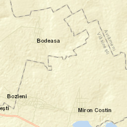 Comuna Vlăsineşti Street Map
