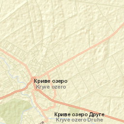Kryve Ozero Street Map