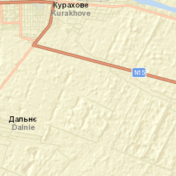 Kurakhovo Street Map