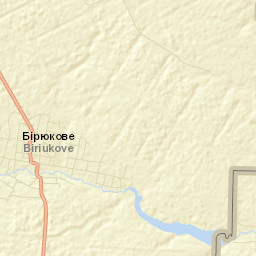 Biryukove Street Map