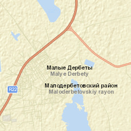 Malyye Derbety Street Map