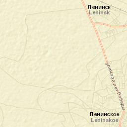 Leninskoye Street Map