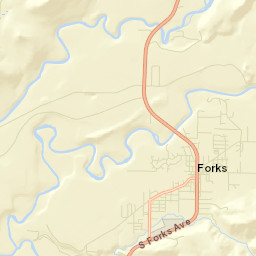 Forks Street Map