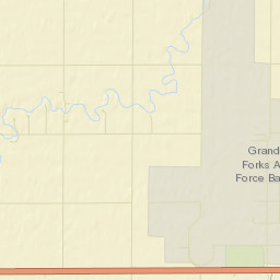 Grand Forks Air Force Base Street Map