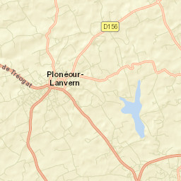 Plonéour-Lanvern Street Map