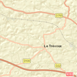 Le Trévoux Street Map