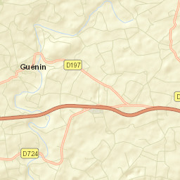 Guénin Street Map