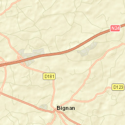 Bignan Street Map