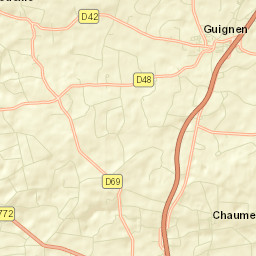 Guignen Street Map
