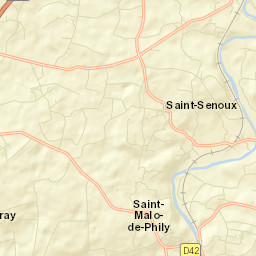 Saint-Senoux Street Map