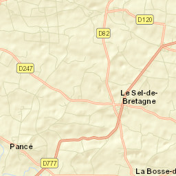 Pancé Street Map