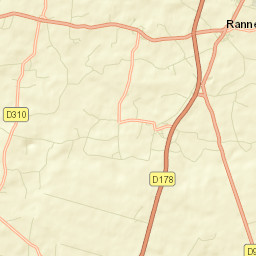Rannée Street Map