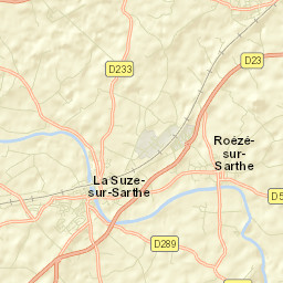 Roézé-sur-Sarthe Street Map