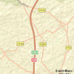 Brette-les-Pins Street Map