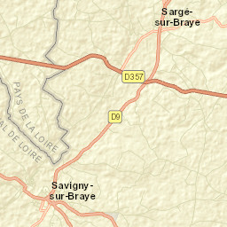 Savigny-sur-Braye Street Map