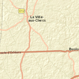 La Ville-aux-Clercs Street Map