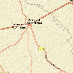 Ouzouer-le-Marché Street Map