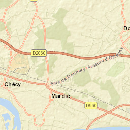 Chécy Street Map