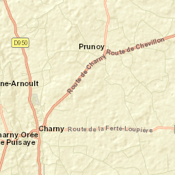 Charny Street Map