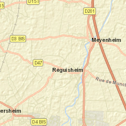 Réguisheim Street Map