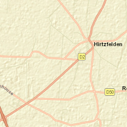 Hirtzfelden Street Map