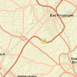 Unterkrozingen Street Map