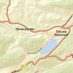 Hinterzarten Street Map