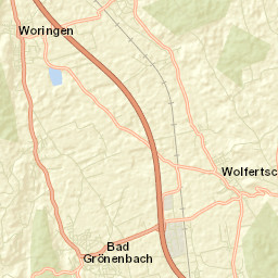 Wolfertschwenden Street Map