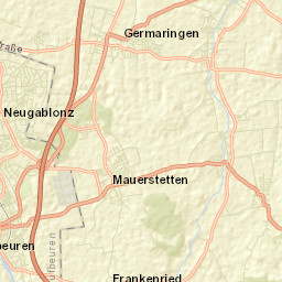Stöttwang Street Map
