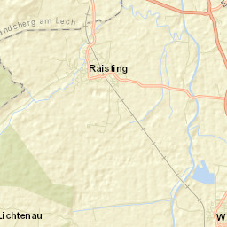 Raisting Street Map