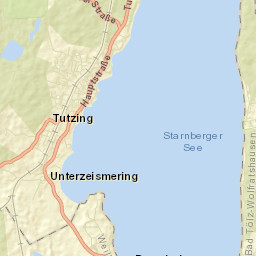 Tutzing Street Map