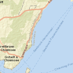 Gstadt am Chiemsee Street Map