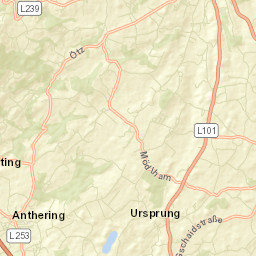 Anthering Street Map