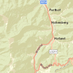 Politischer Bezirk Lilienfeld Street Map