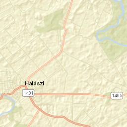 Halászi Street Map