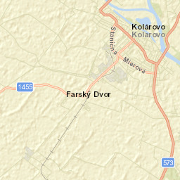 Kolárovo Street Map