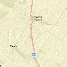 Svodín Street Map
