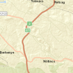 Rétság Street Map