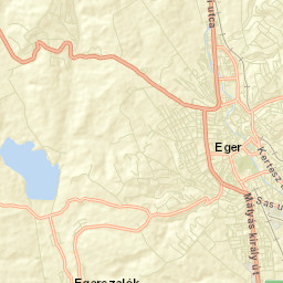Egri Járás Street Map