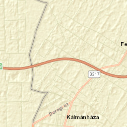 Kálmánháza Street Map